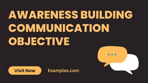 Awareness Building Communication Objective 19 Examples Types