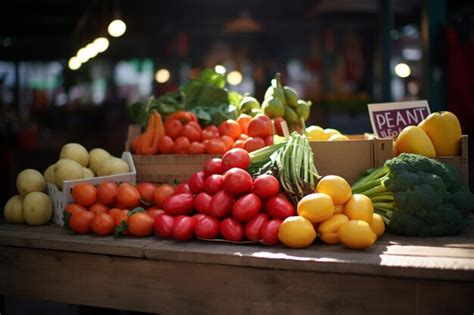 Premium AI Image Fresh Food Photography At Local And Seasonal Produce