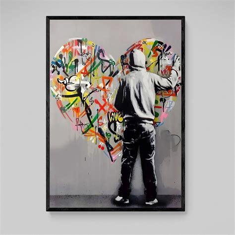 Banksy Graffiti Wall Art | The Trendy Art