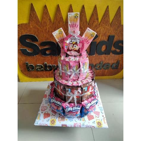 Jual Kue Ulang Tahun Tower Cake Snack Tower Snack Ulang Tahun