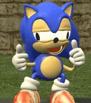 sonic the hedgehog classic sonic gif | WiffleGif