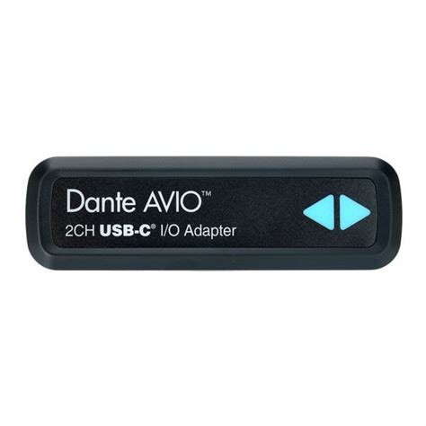 Dante AVIO USB C IO Adapter 2x2 Thomann UK