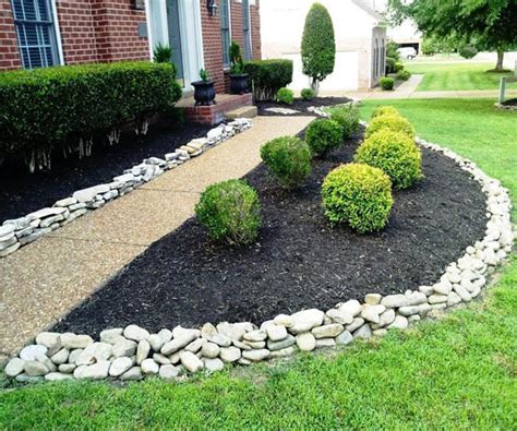 15 Wonderful Garden Edging Ideas With Pebbles And Stones The Art In Life