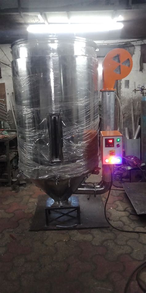 300 Degree C Stainless Steel 250kg Hopper Dryer 220 V At Rs 150000 In