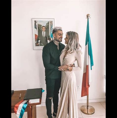 Photo Jessica Thivenin Et Thibault Garcia Lors De Leur Mariage Civil