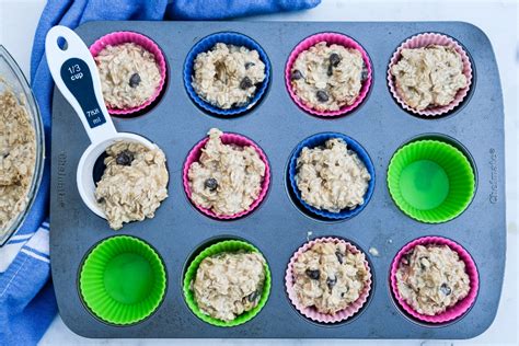 Healthy Tender Baked Oatmeal Cups Recipe With Banana The Foodie Affair