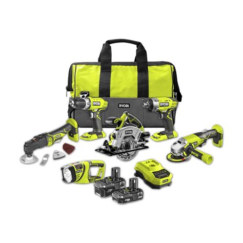 Ryobi ONE 18V Combo Tool Kit 6pc SKU 00239460 Bunnings Warehouse