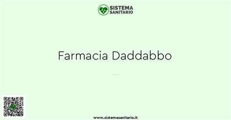 Farmacia Daddabbo A Sammichele Di Bari Ba Sistemasanitario It