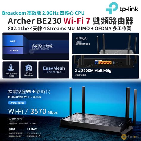 Tp Link Archer Be Wi Fi Be Gbps Wan Gigabit