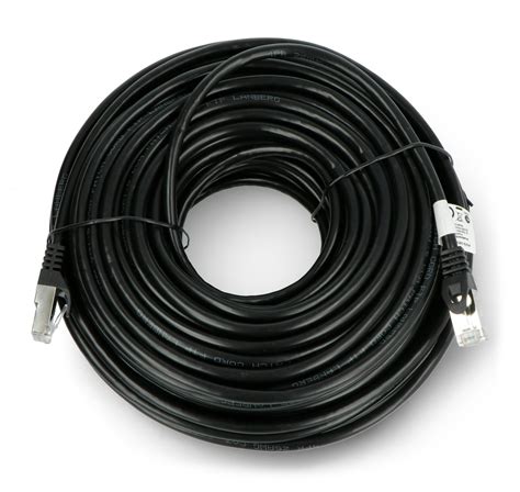 Lanberg Ethernet Patchcord Ftp Kat M Black Botland Robotic Shop