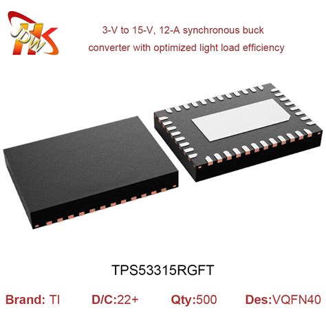 Texas Instruments New And Original Tps Rgft In Stock Ic Vfqfn