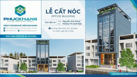 Lễ Cất Nóc Office Building 9 tầng 34 Phan Đình Giót YouTube