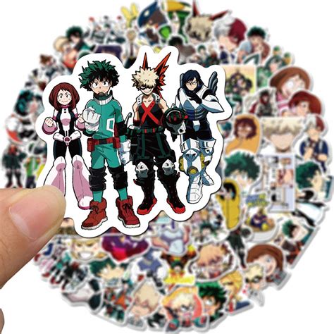 Shuye My Hero Academia Sticker Pcs Cool Anime Stickers For Computers