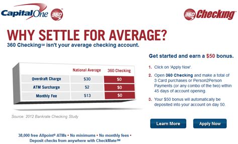 Earn 50 In Cash For Opening An Online Checking Account With Capital One