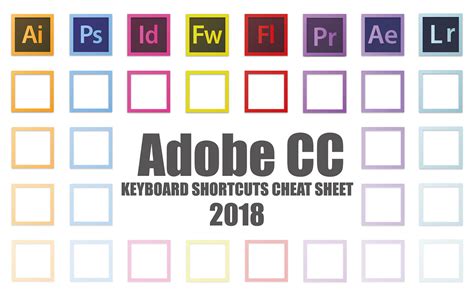 Adobe Xd Cheat Sheet