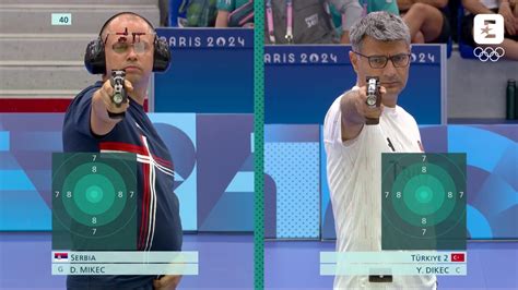 Paris 2024 Turkey S Olympic Pistol Shooter Yusuf Dikec In Action As Casual Star Goes Viral With