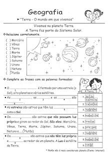 ATIVIDADES DE GEOGRAFIA 1 AO 5 ANO ENS FUNDAMENTAL 12 PORTAL ESCOLA