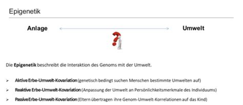 Lektion Genetische Faktoren Karteikarten Quizlet