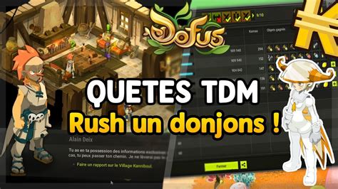 DOFUS RUSH DES DONJONS TOUR DU MONDE 60 A 70 AVEC LA TEAM YouTube