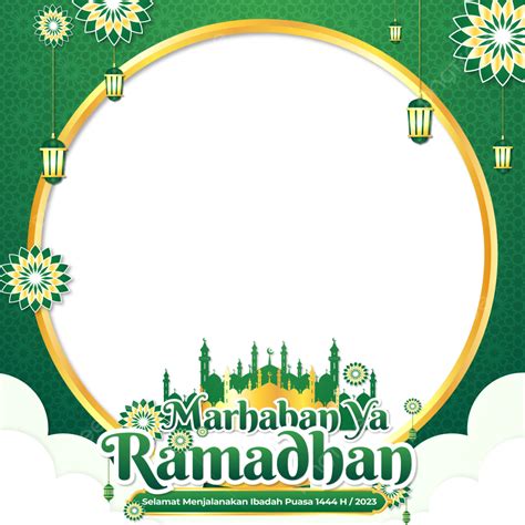 Twibbon Ramadhan 2023 Happy Fasting 1444 H With Islamic Border Twibbon