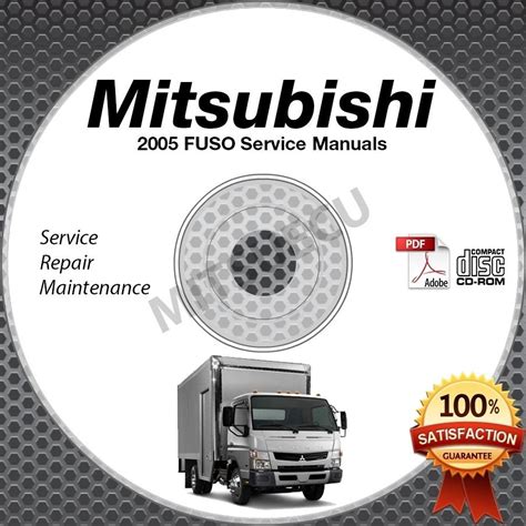 2005 Mitsubishi FUSO FE FG FK FM Service Manual CD ROM Repair Shop