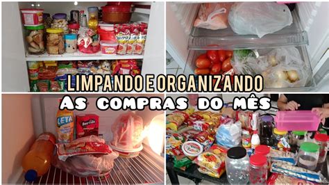 Limpei E Organizei As Minhas Compras Do M S Gisele Maria Youtube