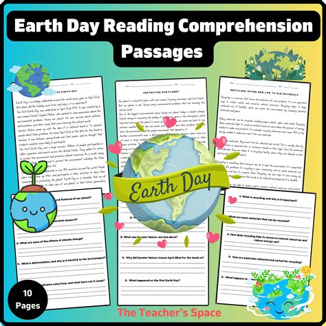 Earth Day Reading Comprehension Passages Made By Teachers