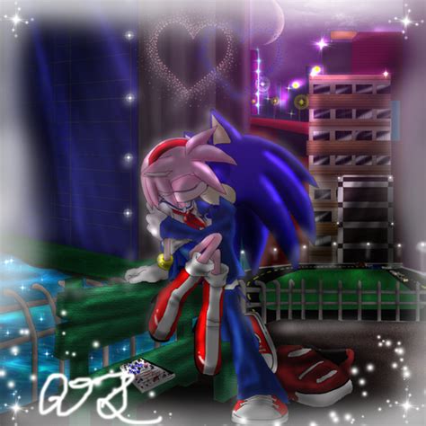 sonic and amy kiss - Sonic and Amy Photo (17527414) - Fanpop