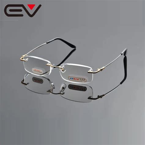 2015ev Fashion Memory Metal Rimless Reading Glasses Presbyopic Eye Glasses Flexible Eyeglasses