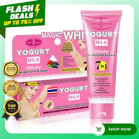 Original Authentic Aichun Beauty Magic White Body Underarm Yogurt