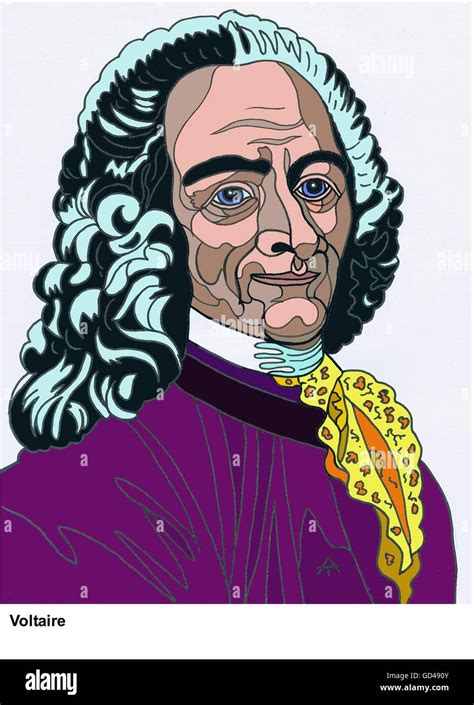 Voltaire Portrait Banque Dimage Et Photos Alamy