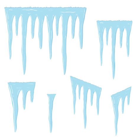 Icicle Border Clip Art