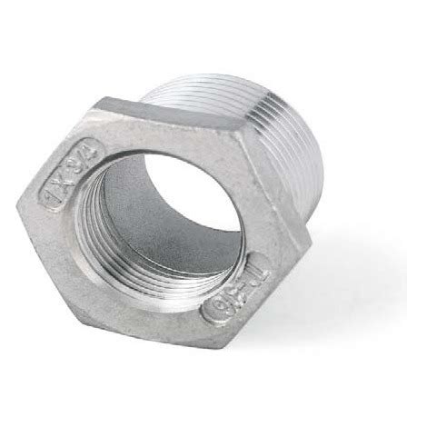 BSP Hexagonal 3 8 M To 1 4 F Reducing Bush A4 T316 Marine Grade