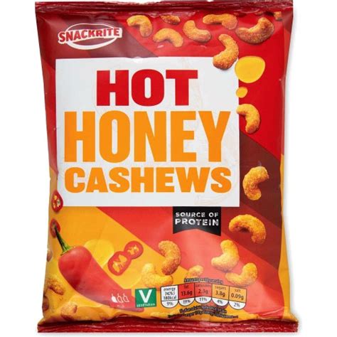 Snackrite Hot Honey Cashews 150g Compare Prices Where To Buy Trolley Co Uk