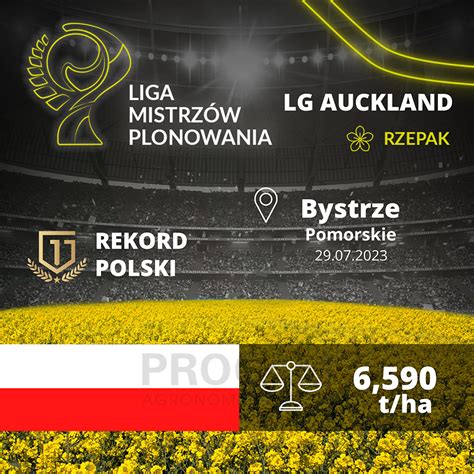 Lg Auckland Nowy Rekord Polski T Ha Najwi Kszy Plon Rzepaku