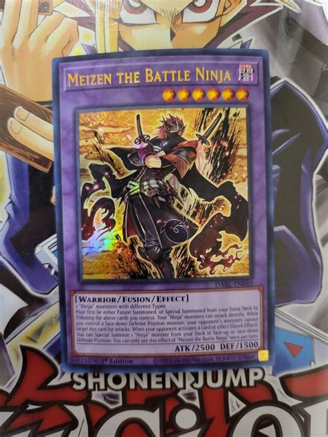 Meizen The Battle Ninja Ultra Rare Dabl En St Nm Yu