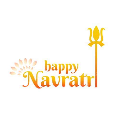 Happy Navratri Vector Art PNG, Happy Navratri Greeting Text Transparent, Happy Navratri, Durga ...