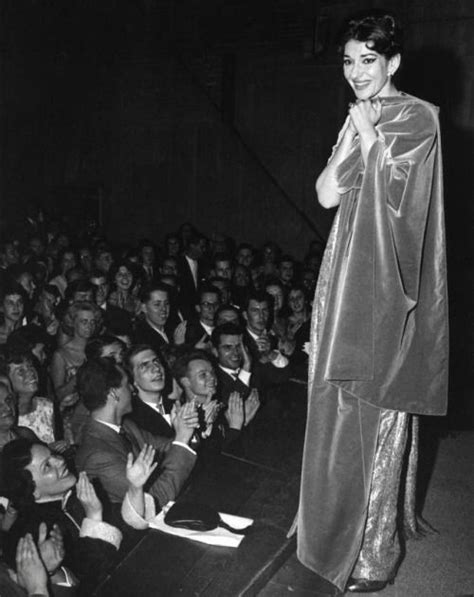 Callas Is Touched In Stuttgart 1959 Maria Callas Maria Calla