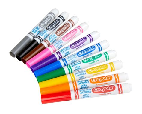 Crayola Ultra Clean Classic Washable Broadline Coloured Markers