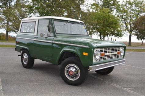 Sell Used Original Uncut 1972 Ford Bronco 302 V8 Manual 3 Speed 40k