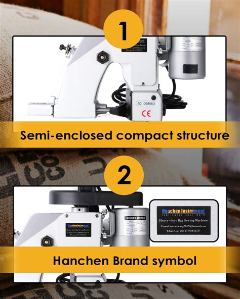 Hanchen Bag Sewing Machine Heavy Duty Bag Closer Bag Closing Machine