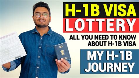 How To Get H 1b Visa H 1b Visa Lottery My H 1b Journey Youtube