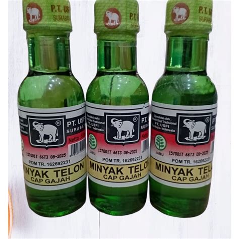 Jual Minyak Telon Cap Gajah Botol Kaca Shopee Indonesia