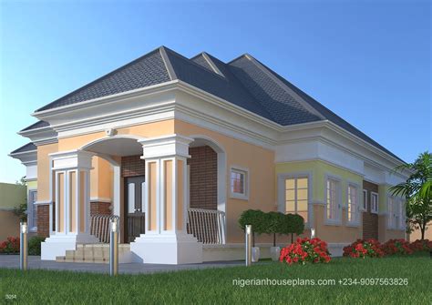 3 Bedroom Bungalow Ref 3014 Nigerianhouseplans BB3