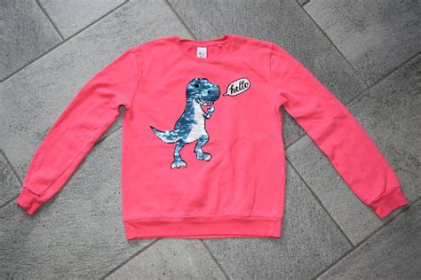 M Dchen Pulli C A Gr Dinosaurier Kaufen Auf Ricardo