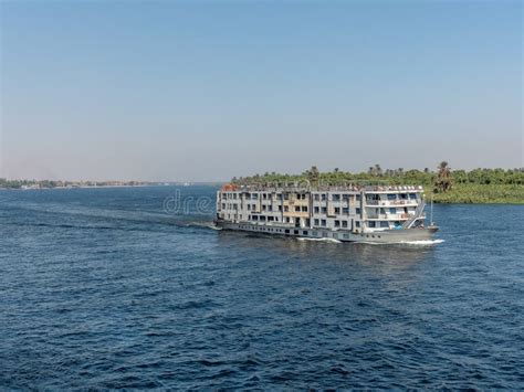 Cruise Sailing On The Great Nile River In Egypt Stock Photo Image Of