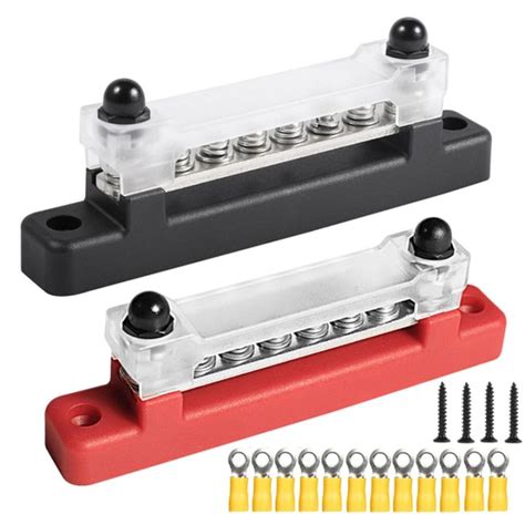 Fivq 150a High Current Single Row Busbar 6 Way Busbar Straight Row