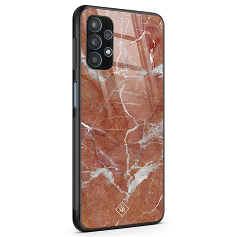 Samsung Galaxy A32 5G Glazen Hardcase Marble Sunkissed Casimoda Nl