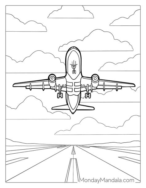 36 Airplane Coloring Pages (Free PDF Printables)