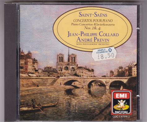 Saint Saens Piano Concertos 2 4 COLLARD PREVIN CD 15496283016 Sklepy